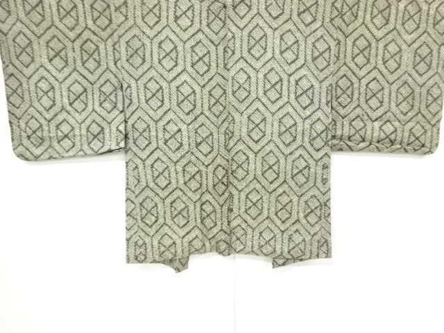 アンティーク　本総絞り変わり亀甲模様羽織